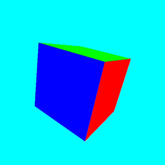 Shader based on a volume ray casting.